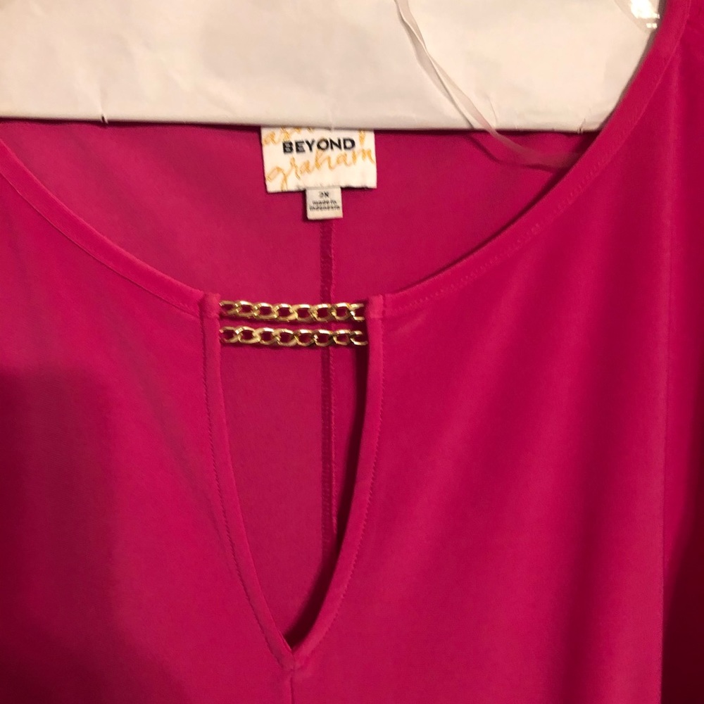 Pink A-line dress